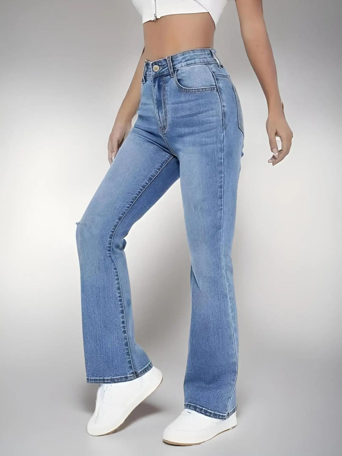 Lars High-Waisted Flare Jeans