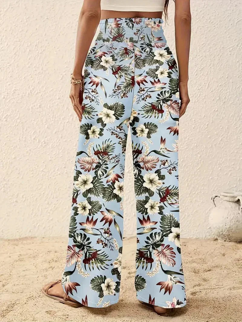 Alexa Elegant Floral Trousers