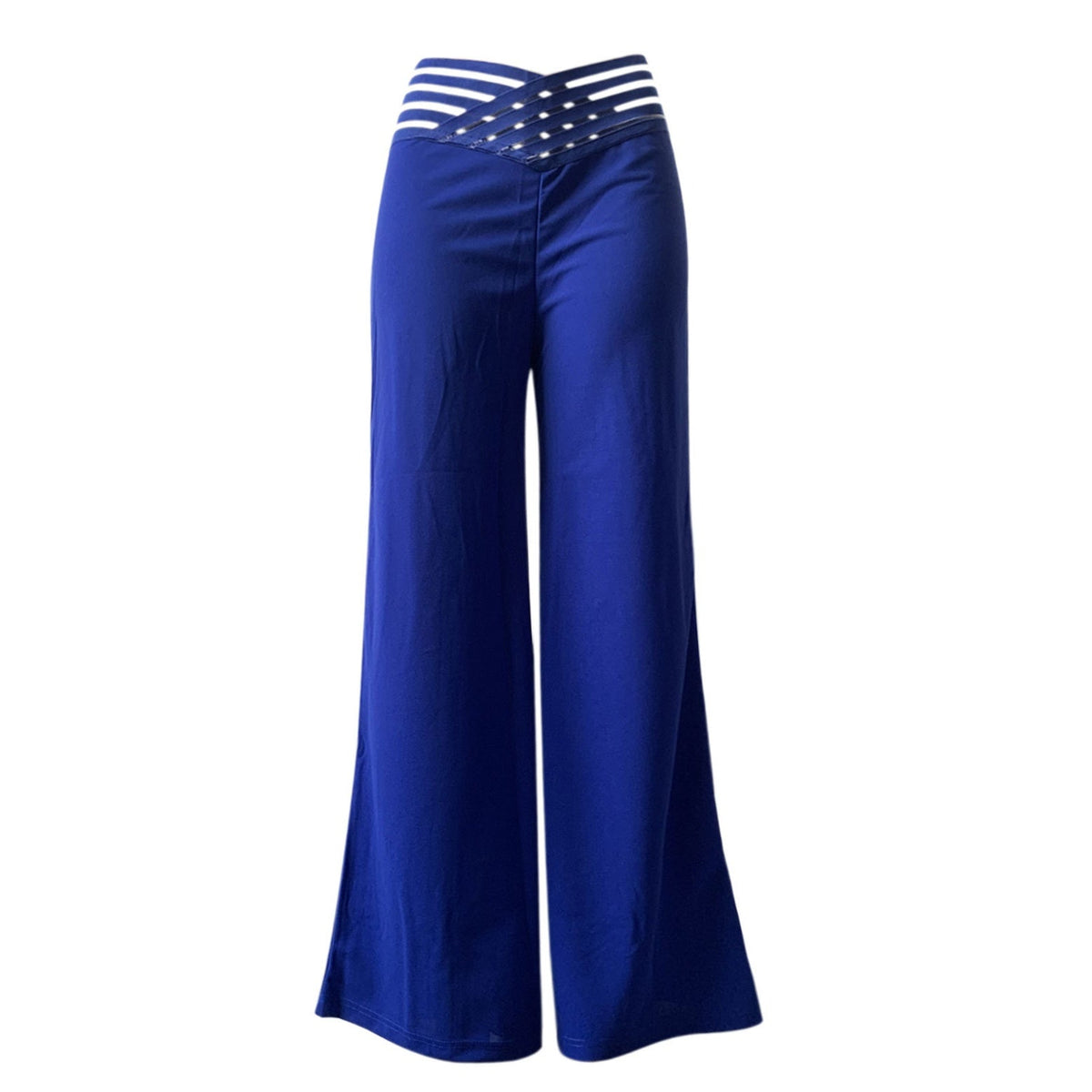 casual High-Waisted Wide-Leg Pants