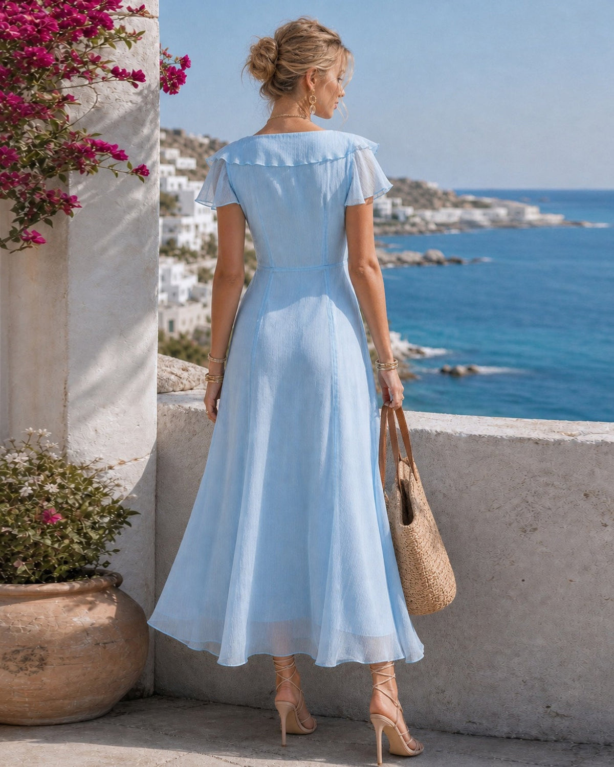 The Vittore Blue Dress