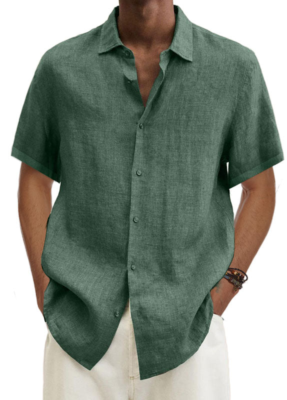 Jonas Short-sleeved linen shirts