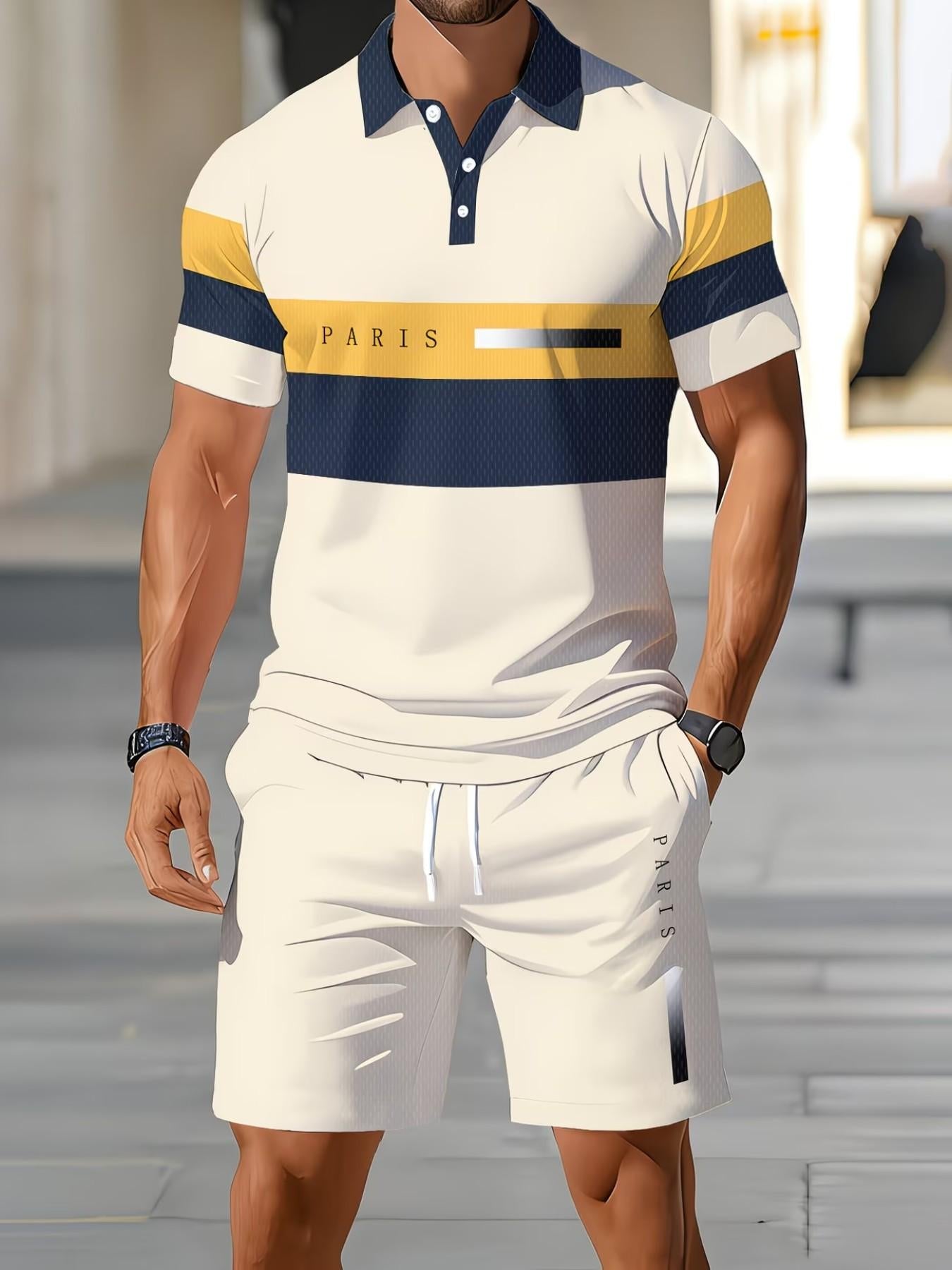 Men's Short Sleeve Casual Set
