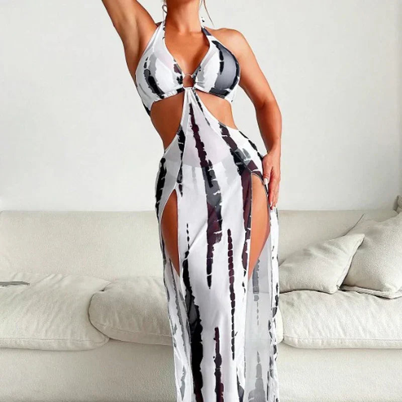 Isa Striped Two-Piece Swimsuit