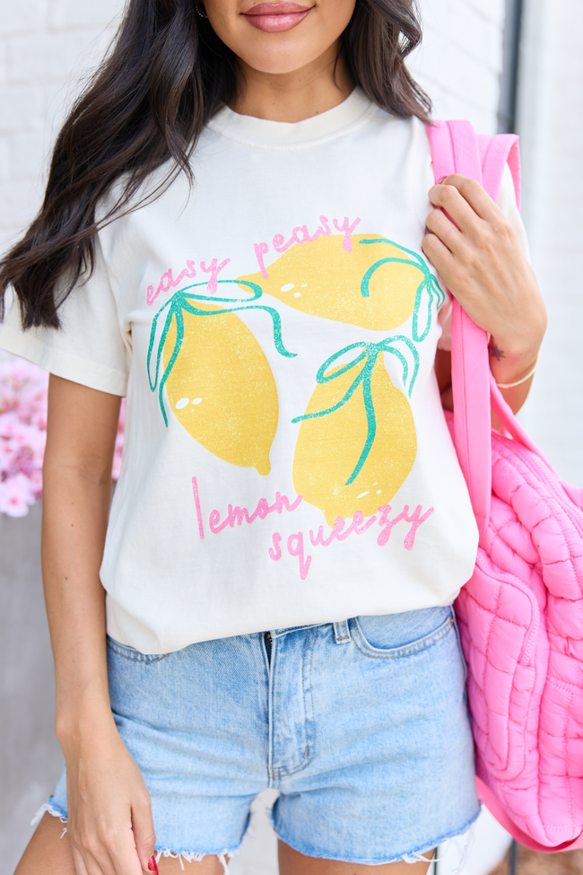 Easy Peasy Ivory Comfort Colors Graphic Tee
