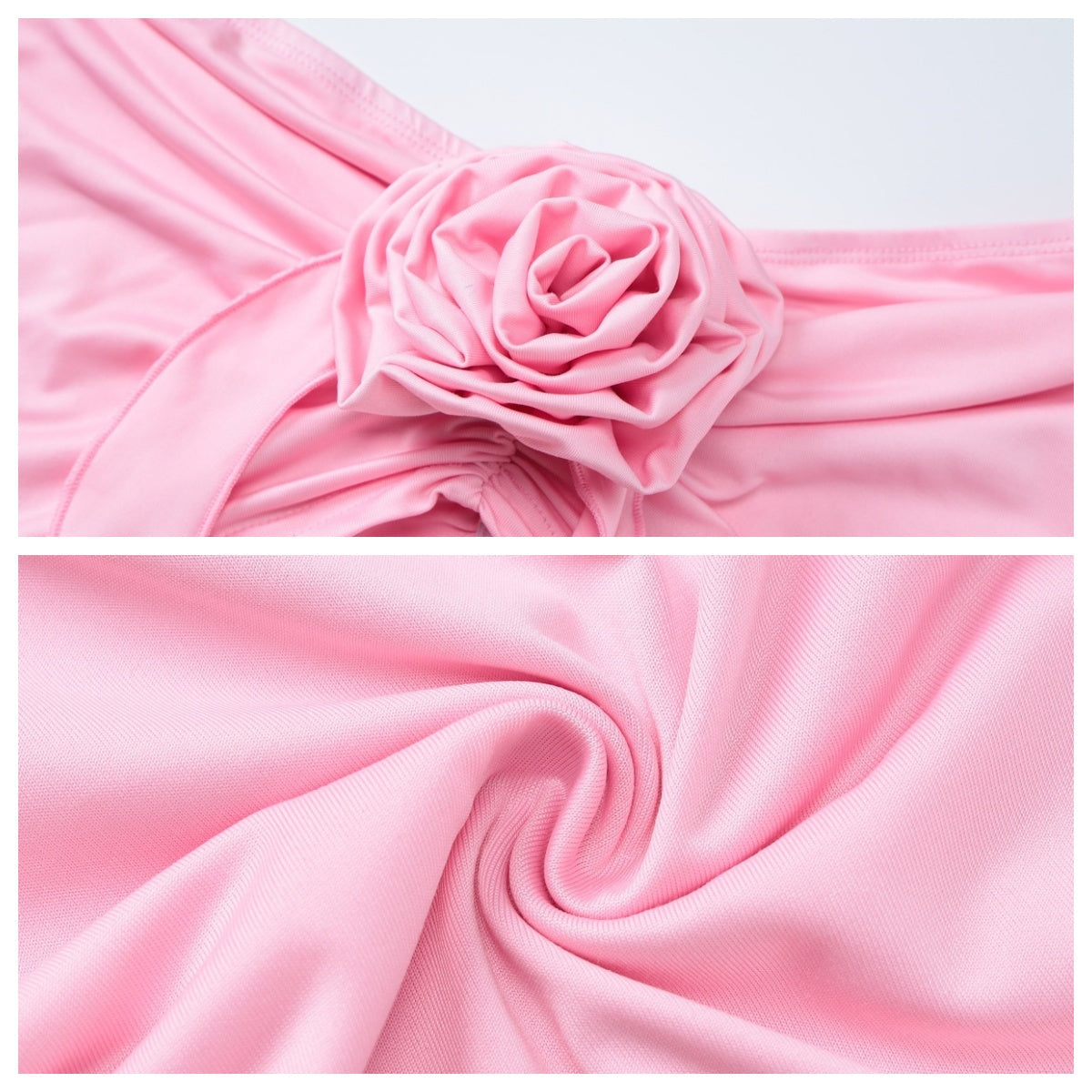 Rose Strapless Maxi Set