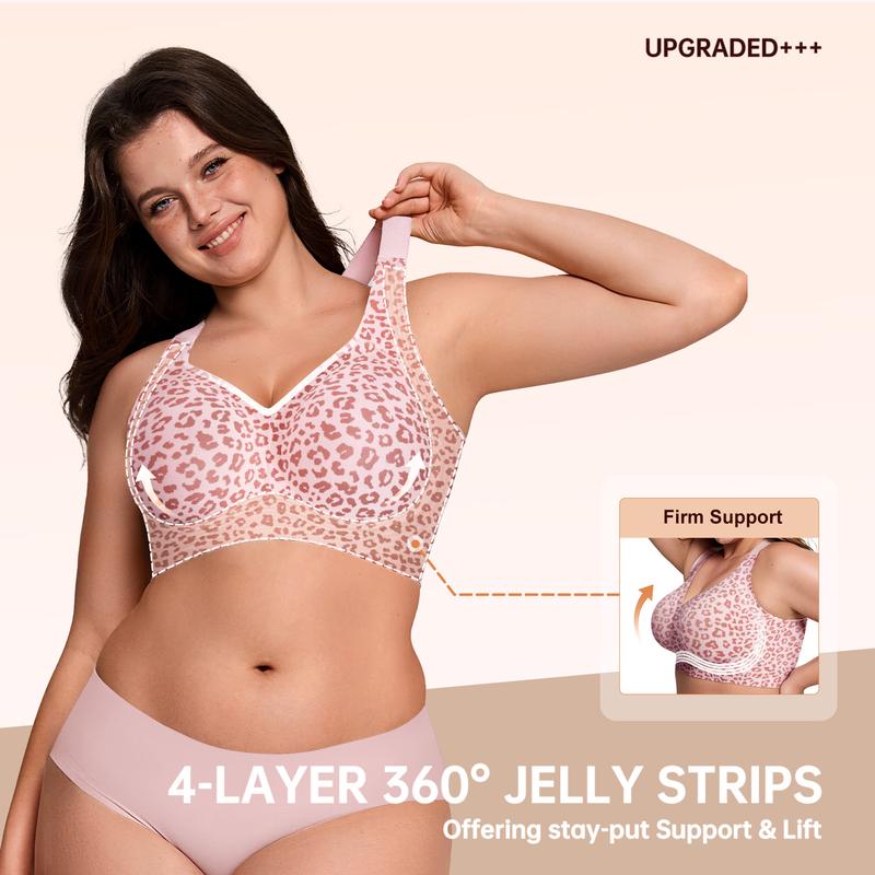 Jelly Bra with Leopard Print
