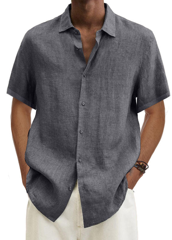 Jonas Short-sleeved linen shirts