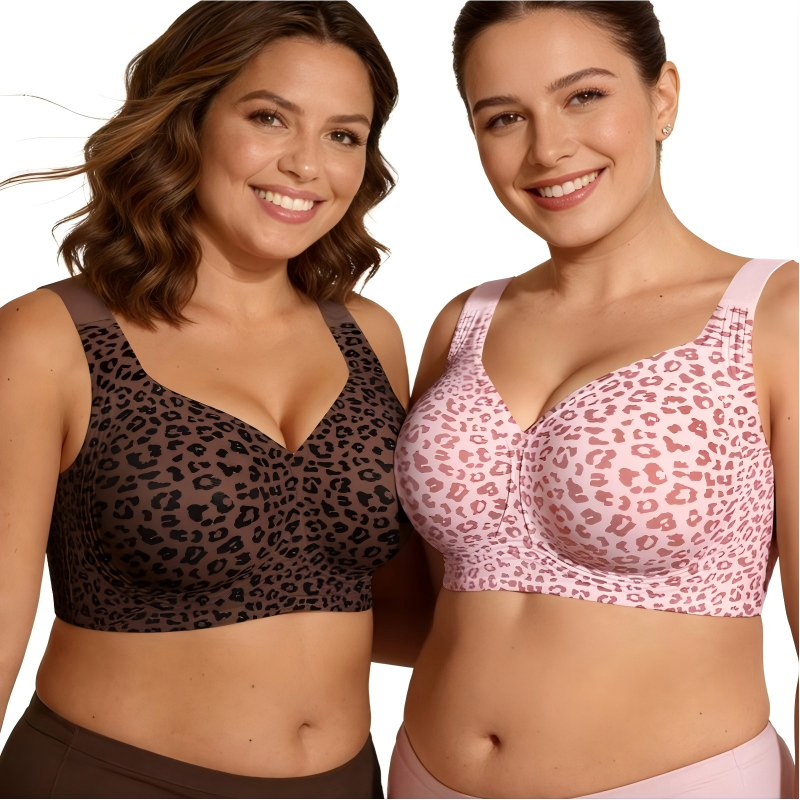 Jelly Bra with Leopard Print