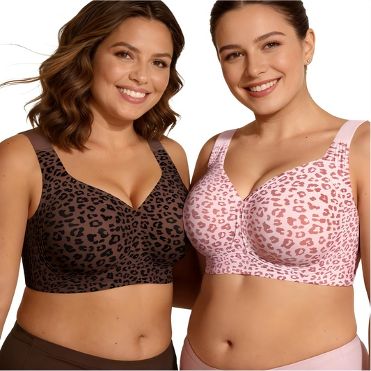 Jelly Bra with Leopard Print