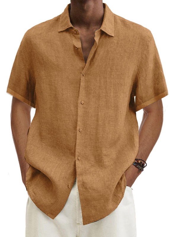 Jonas Short-sleeved linen shirts
