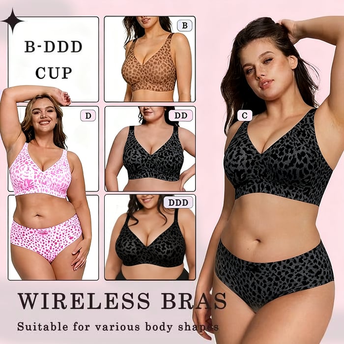 Jelly Bra with Leopard Print