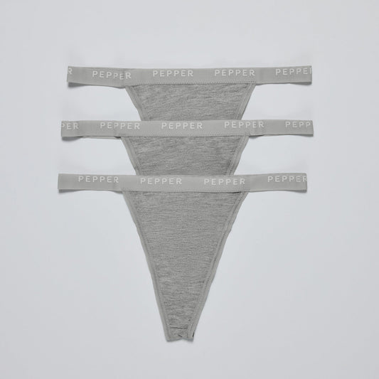 Supima Cotton String Thong 3 Pack