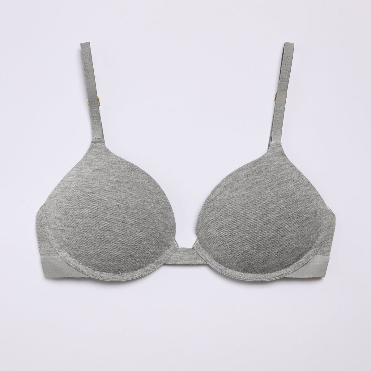 Supima Cotton Lift Up Bra Heather Grey