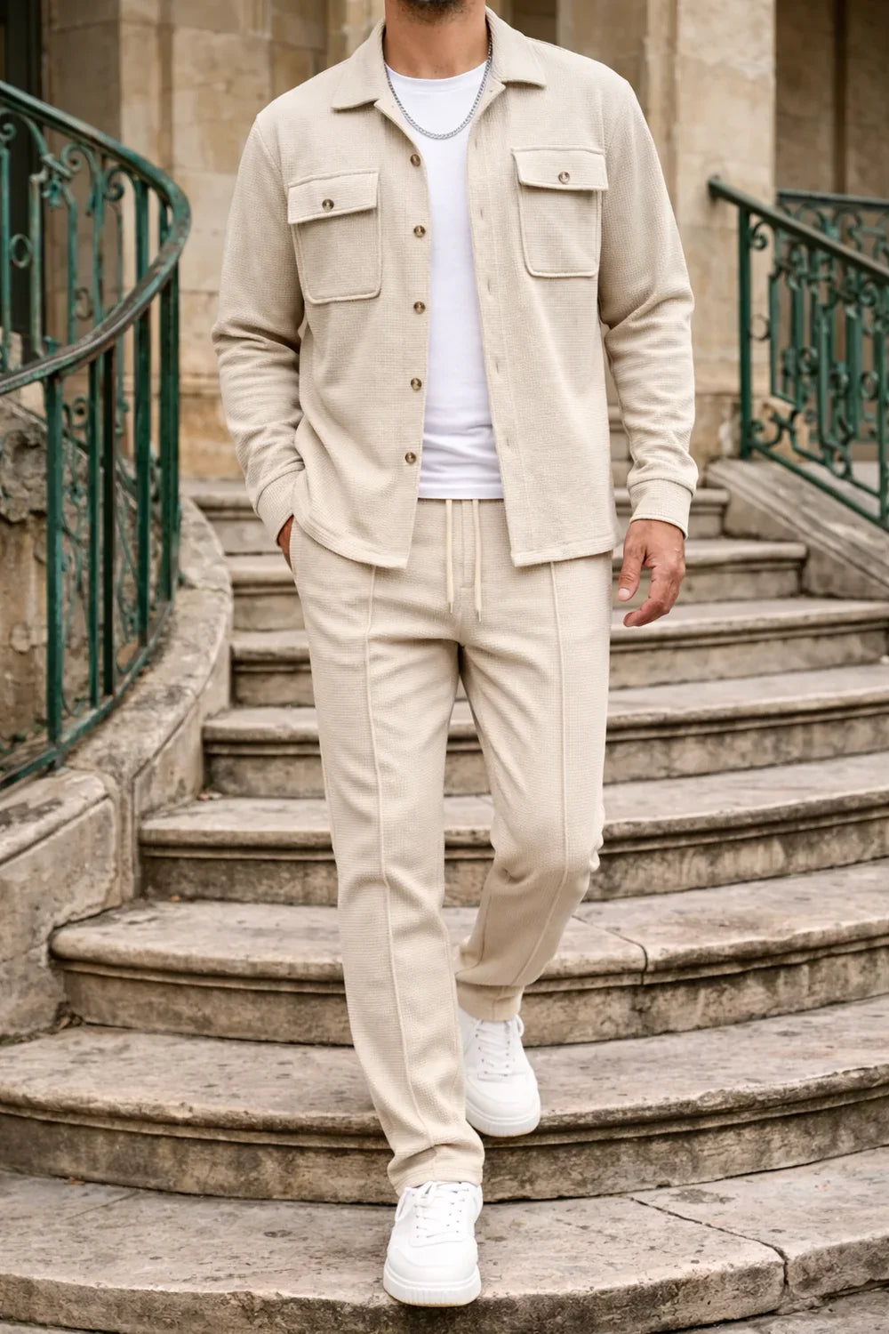 NERIO | TEXTURED TWO-PIECE SET