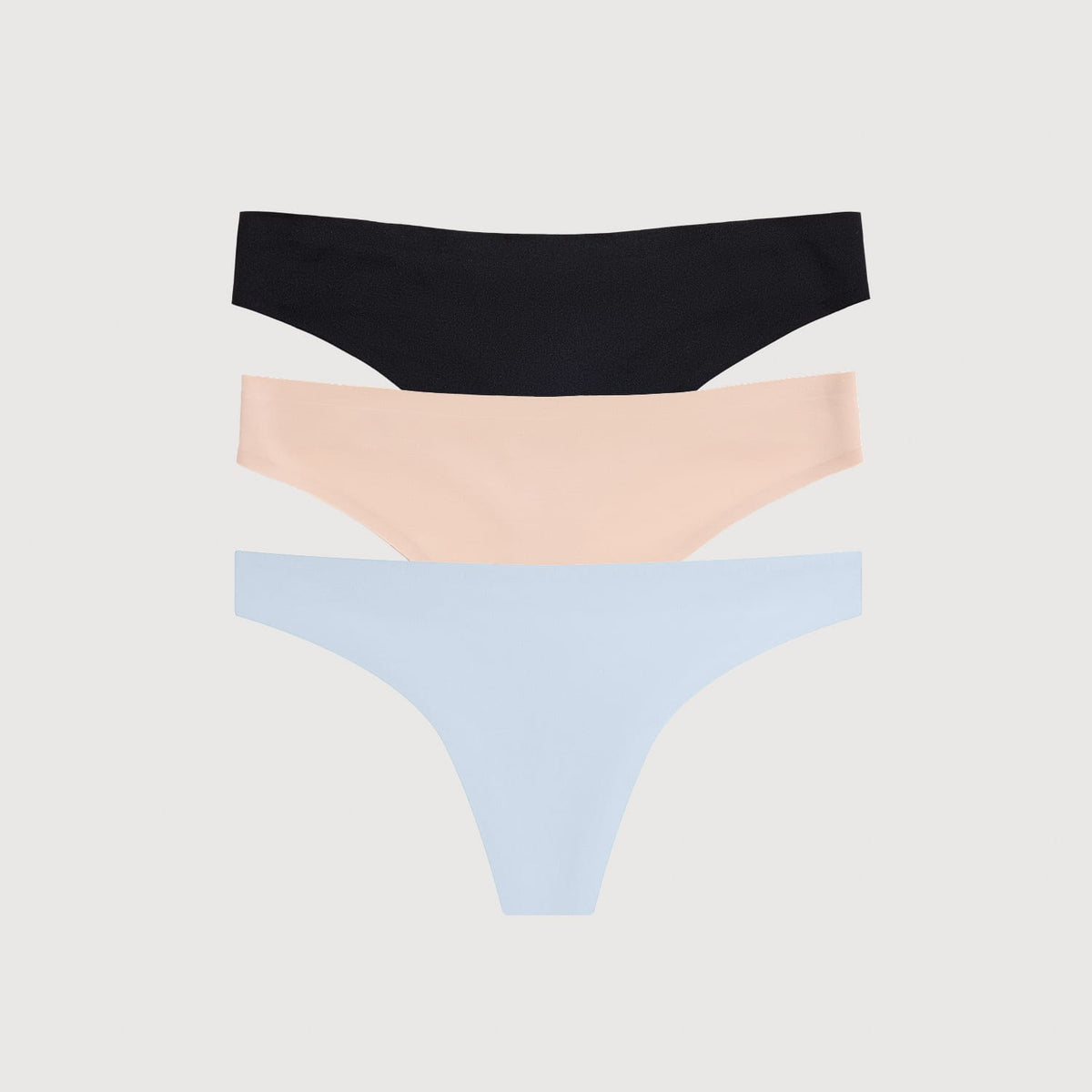 Simply Smooth No Show Thong 3 Pack