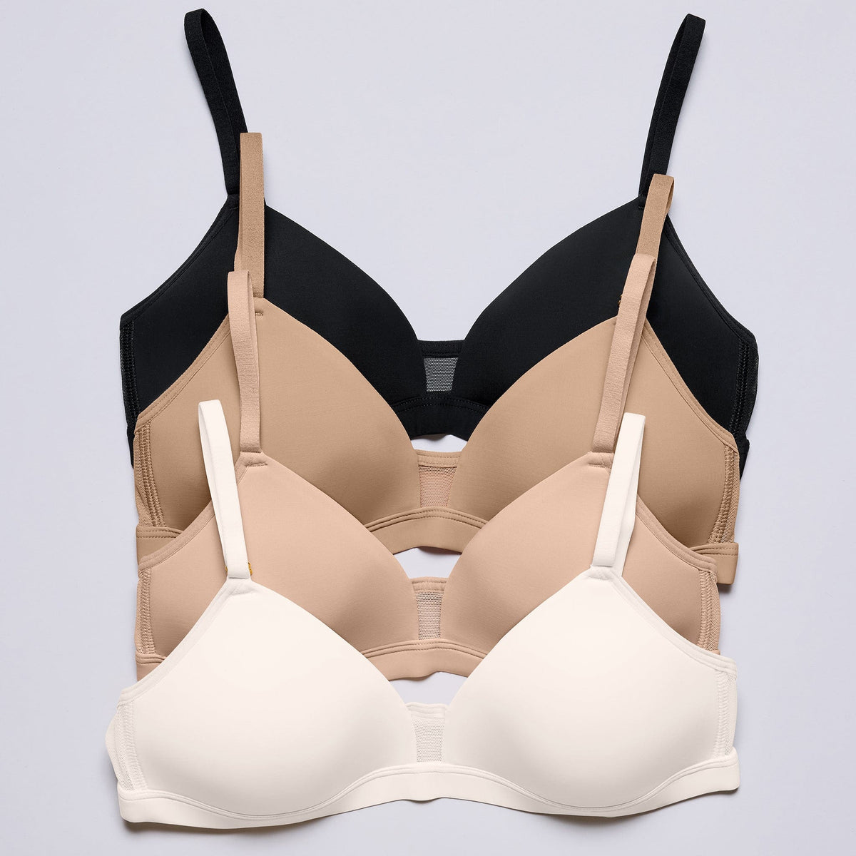 FeelGood Wirefree T-Shirt Bra Ecru