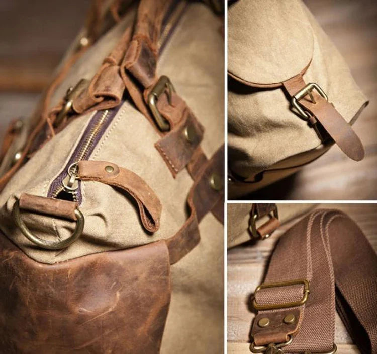 Atlas Vintage Canvas Messenger Bag