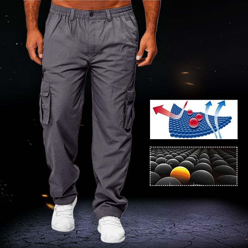 Tactical Loose Straight-leg Multi-pocket Pants