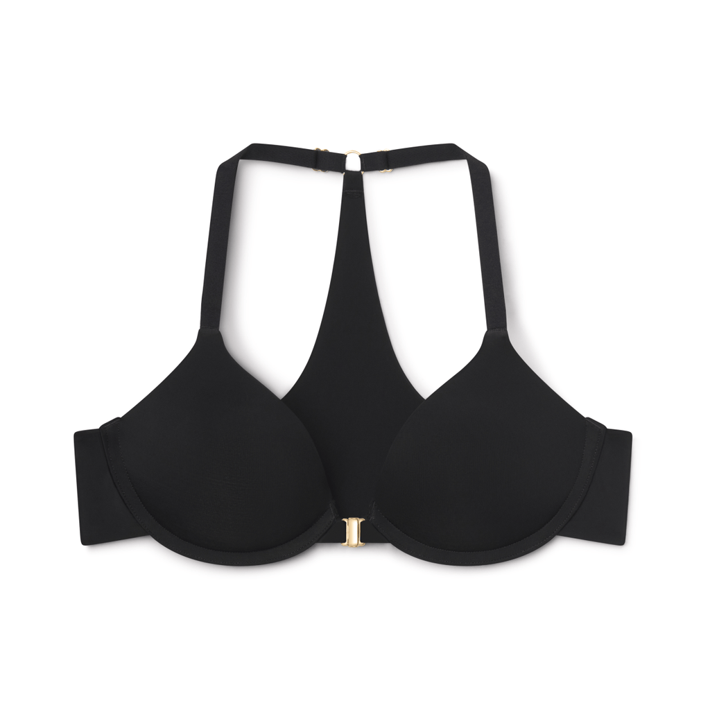 Racerback Lift Up Bra Black