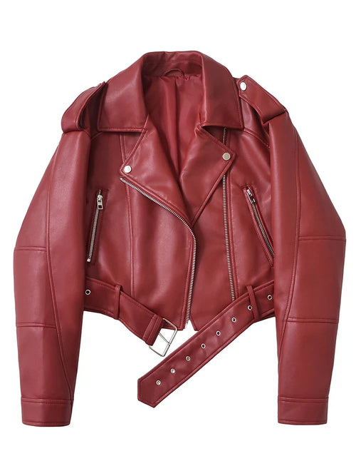 Belted Moto Jacket