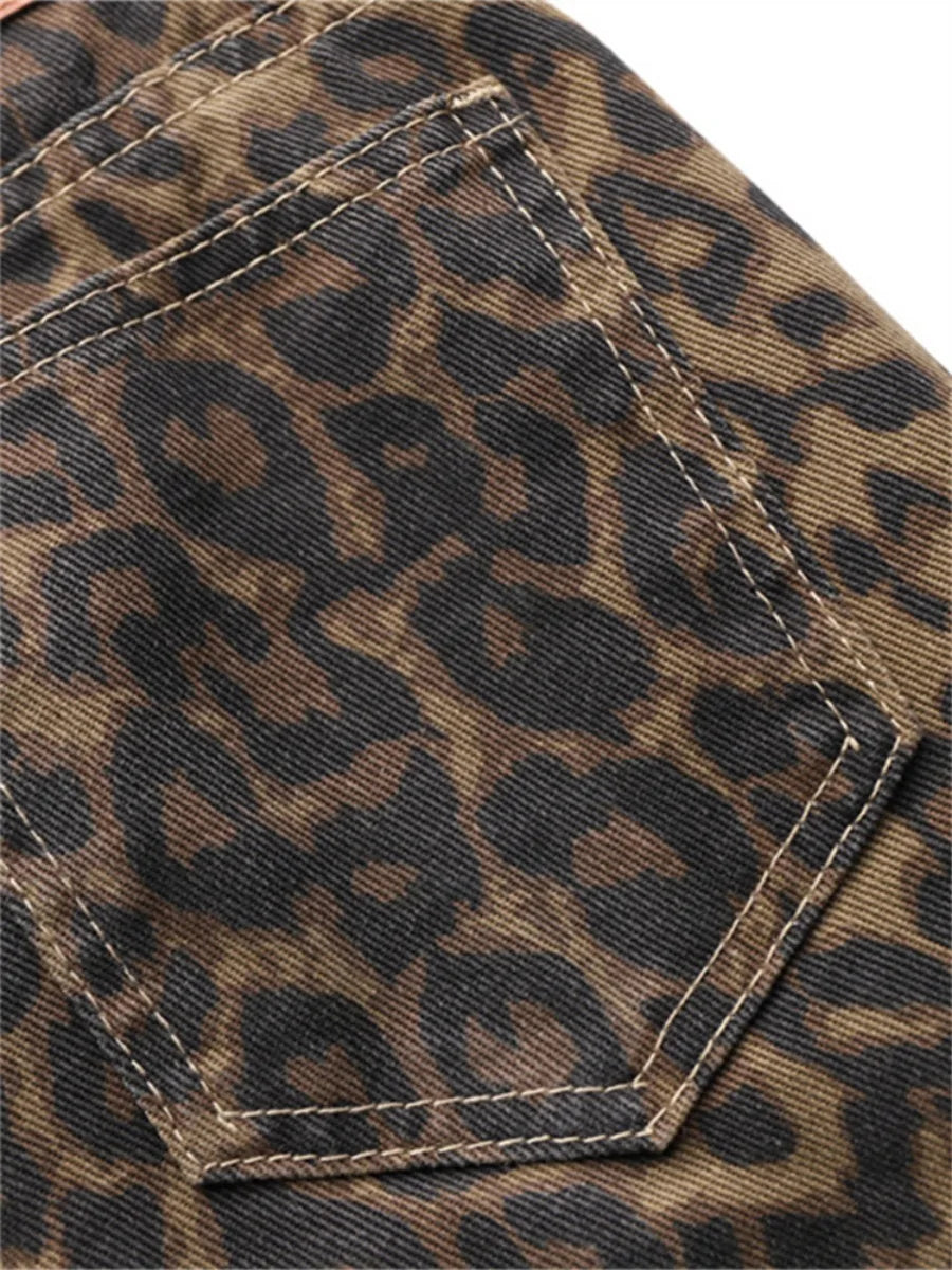 Leopard Print Jeans