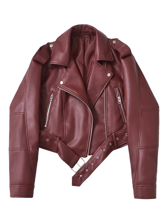 Belted Moto Jacket