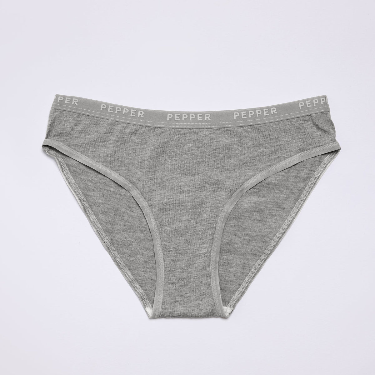 Supima Cotton Bikini Heather Grey