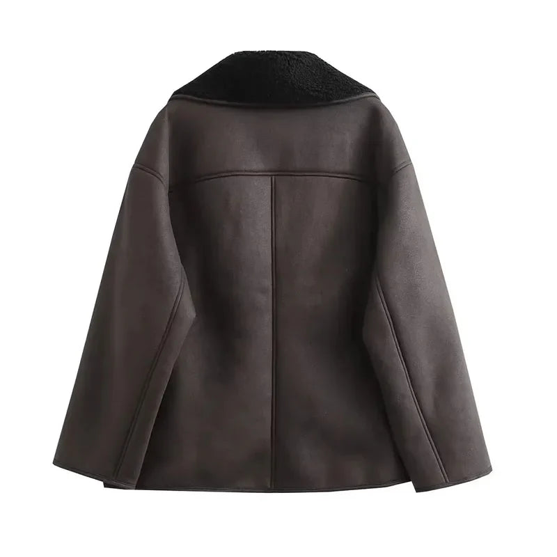 Mireia Faux Leather Jacket