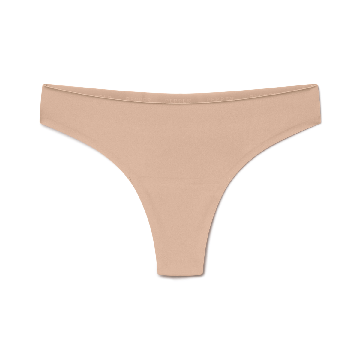 Simply Smooth No Show Thong Fawn
