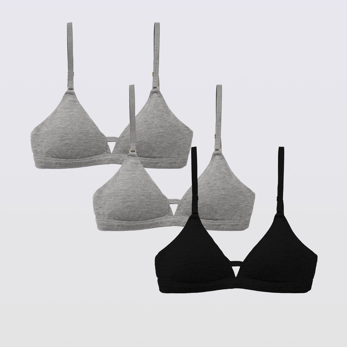 Supima Cotton Wirefree Bra Trio Bundle