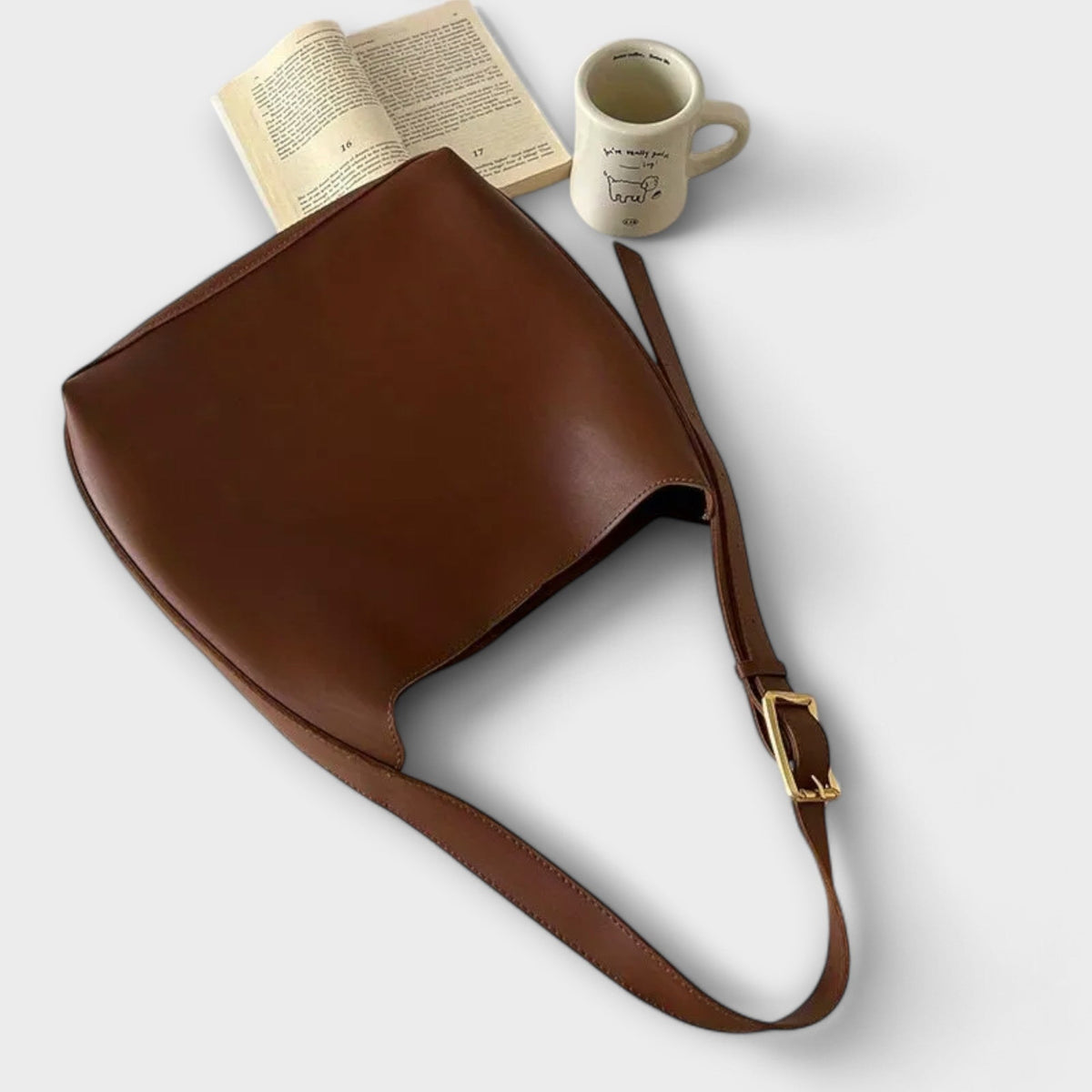 Olivia Elegant Leather Shoulder Bag