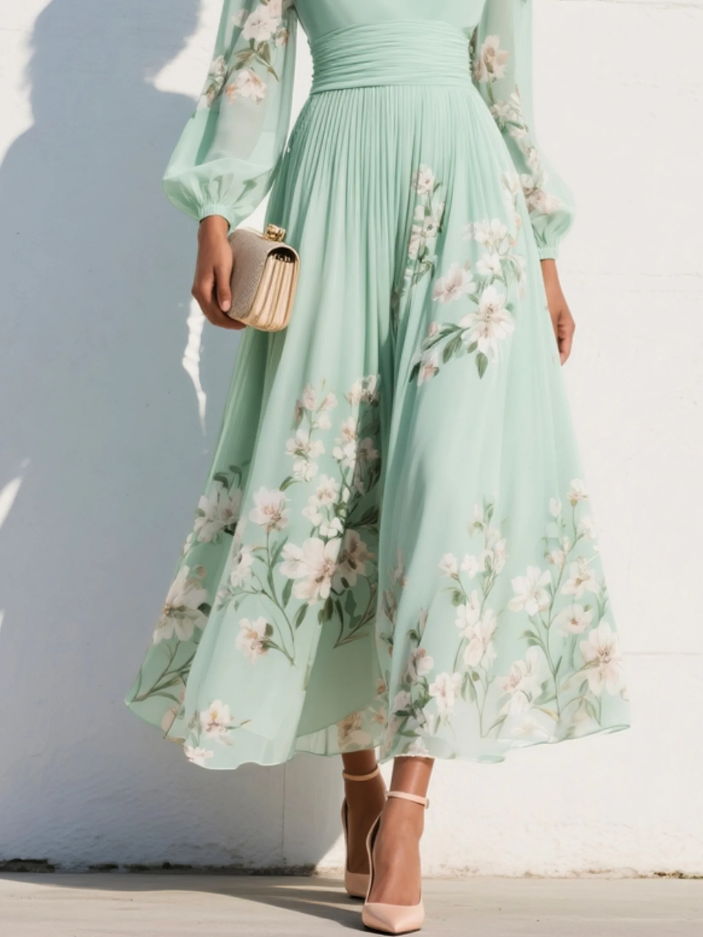Elowen | Floral Midi Dress
