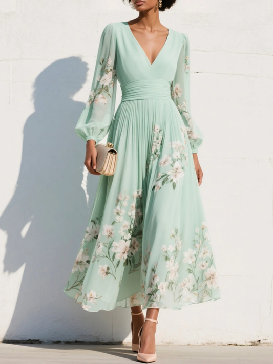 Elowen | Floral Midi Dress