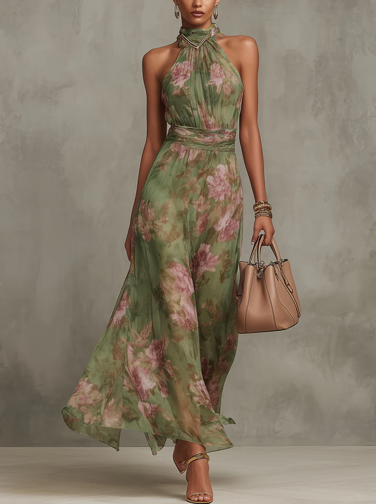 Faith | Elegant Floral Maxi Dress