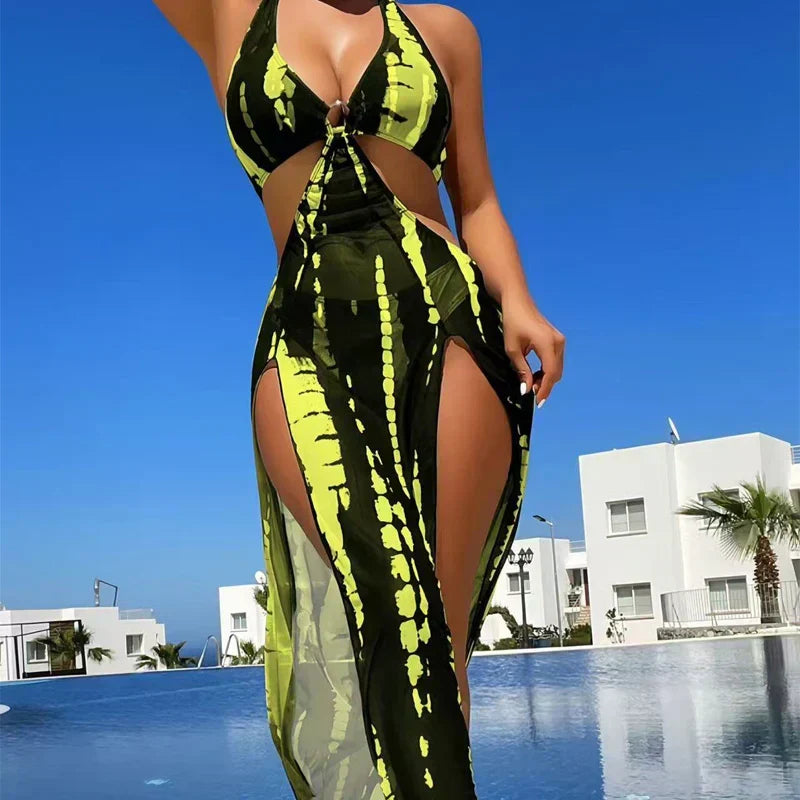 Isa Striped Two-Piece Swimsuit
