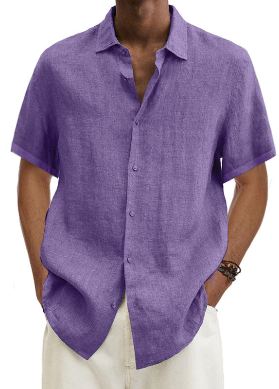 Jonas Short-sleeved linen shirts