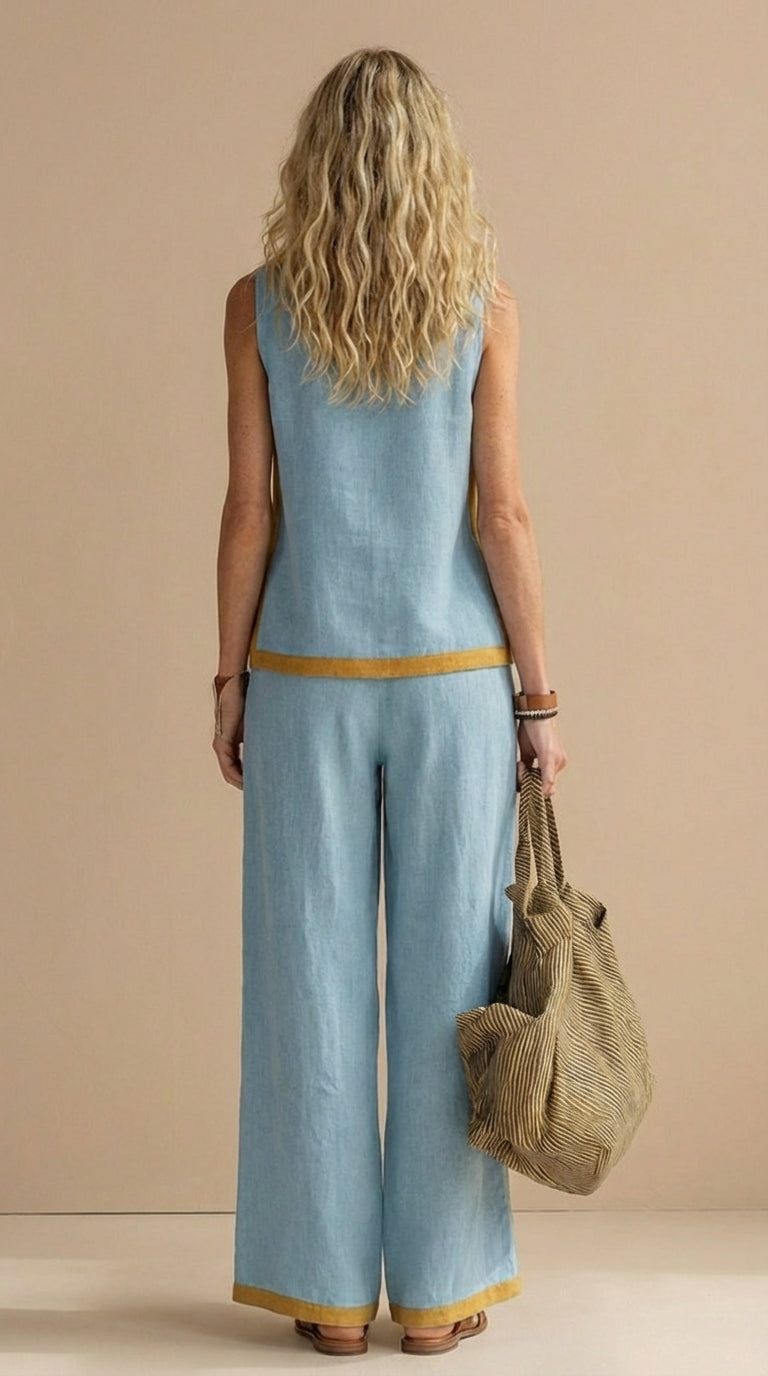 Paula- Linen and Cotton Set