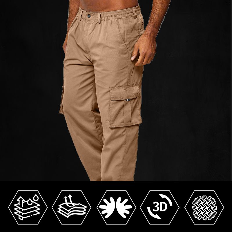 Tactical Loose Straight-leg Multi-pocket Pants
