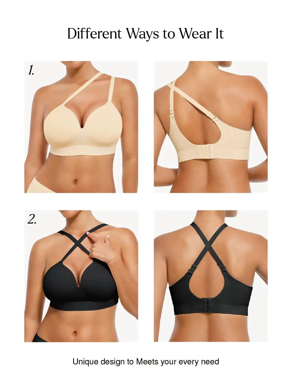 ContourLift Seamless Wireless Shaping Push Up Bra