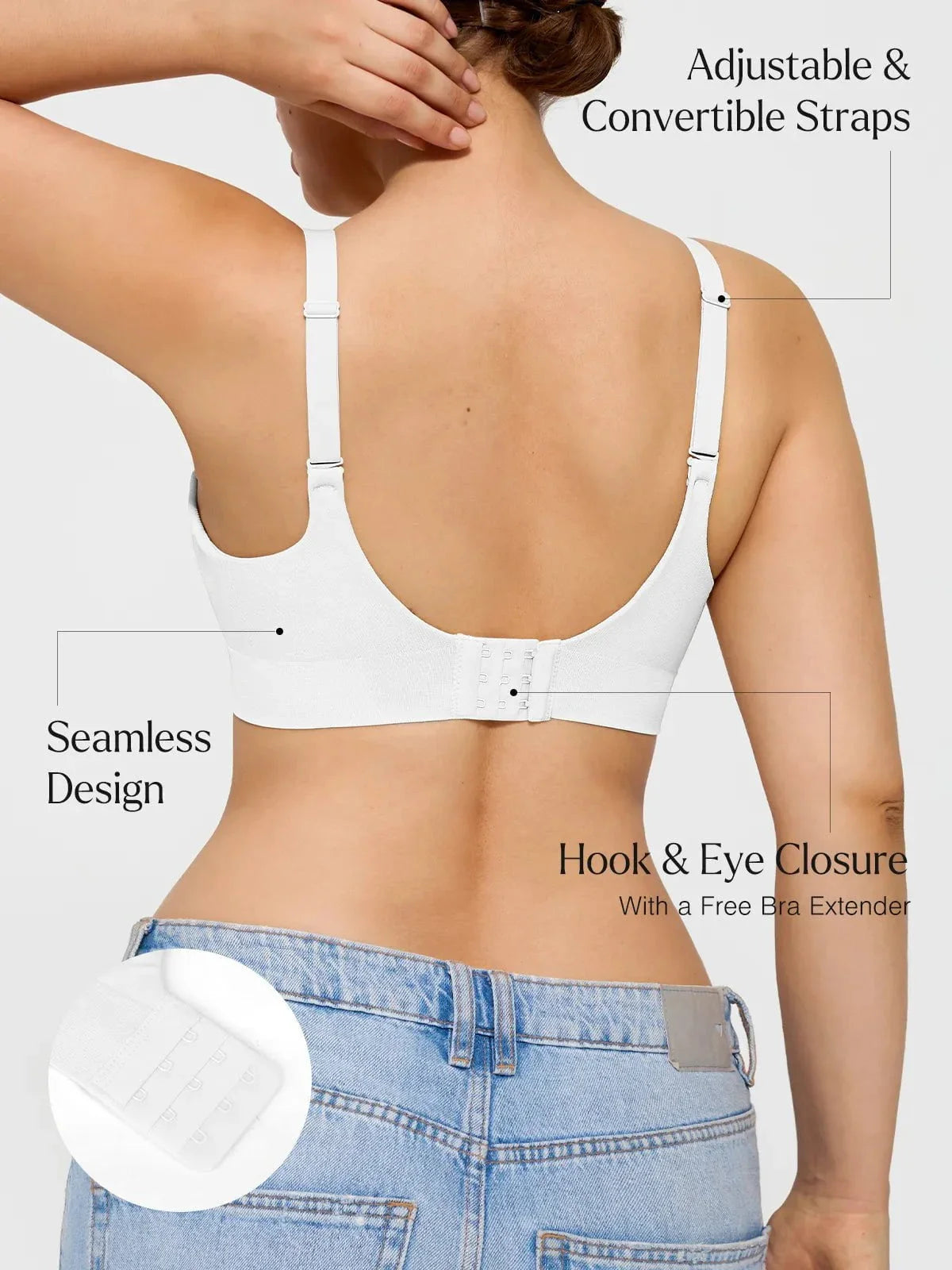ContourLift Seamless Wireless Shaping Push Up Bra