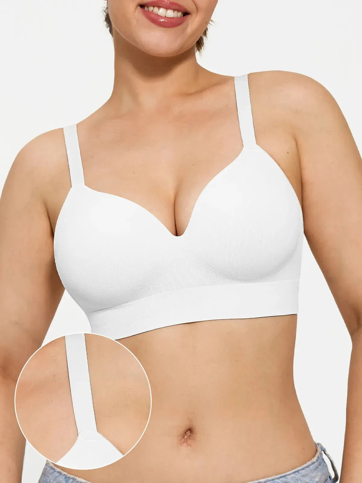 ContourLift Seamless Wireless Shaping Push Up Bra
