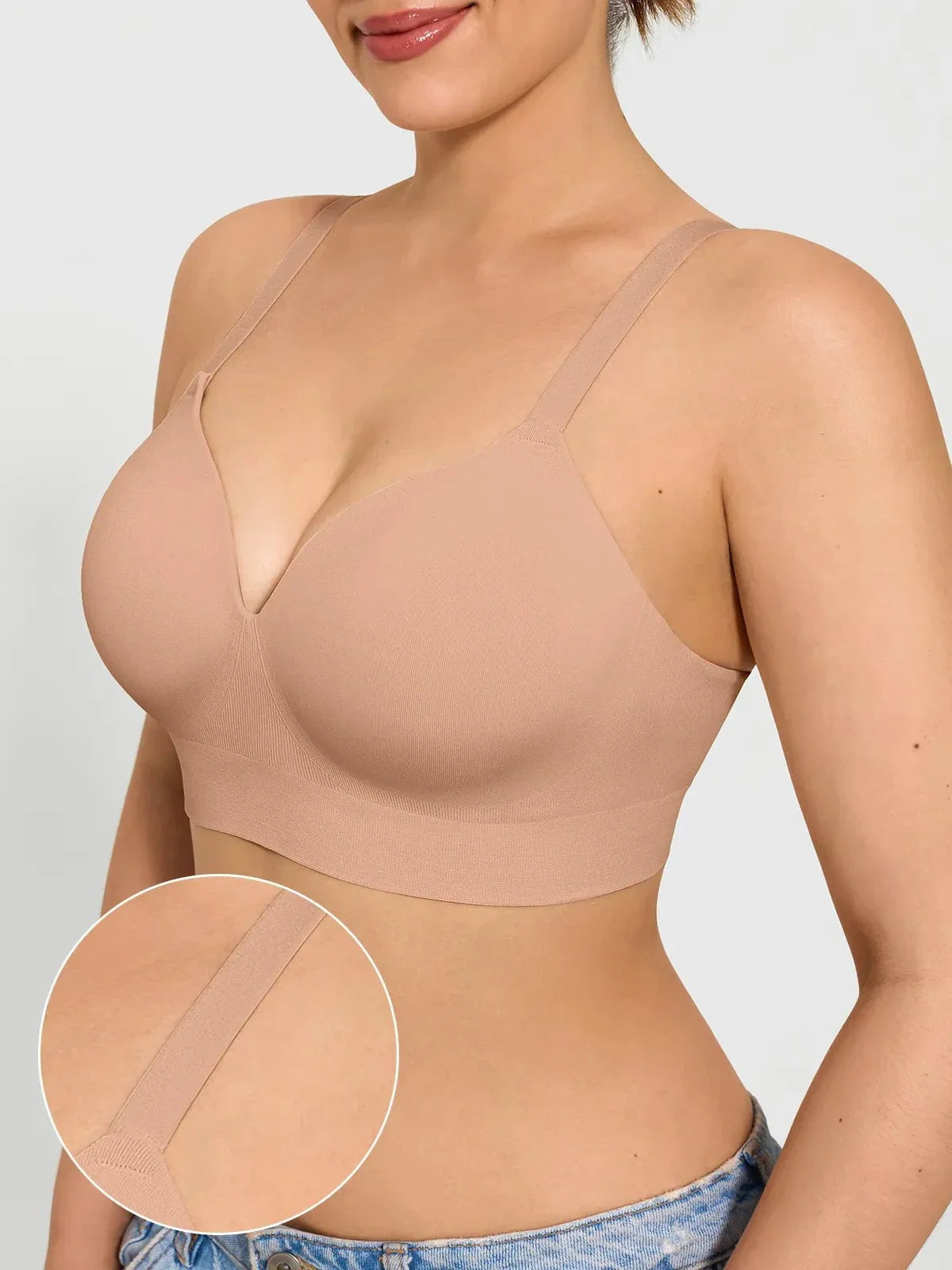 ContourLift Seamless Wireless Shaping Push Up Bra