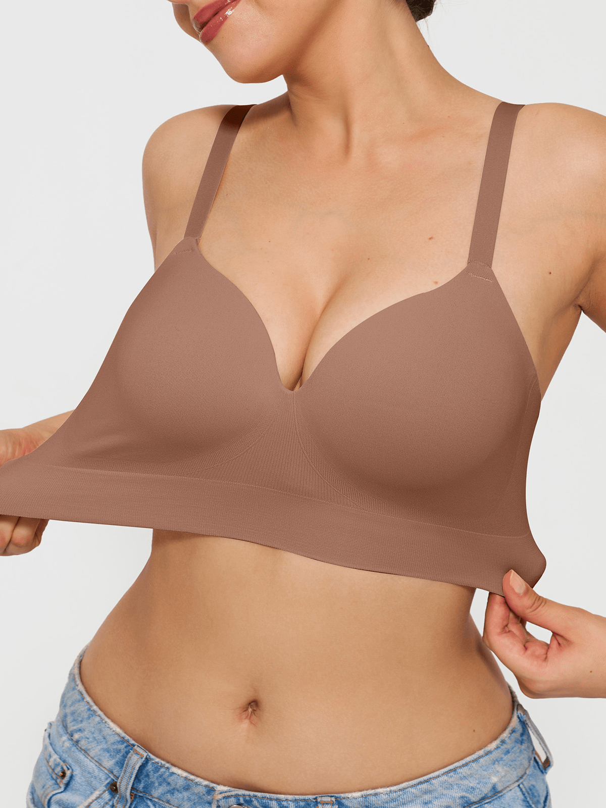 ContourLift Seamless Wireless Shaping Push Up Bra