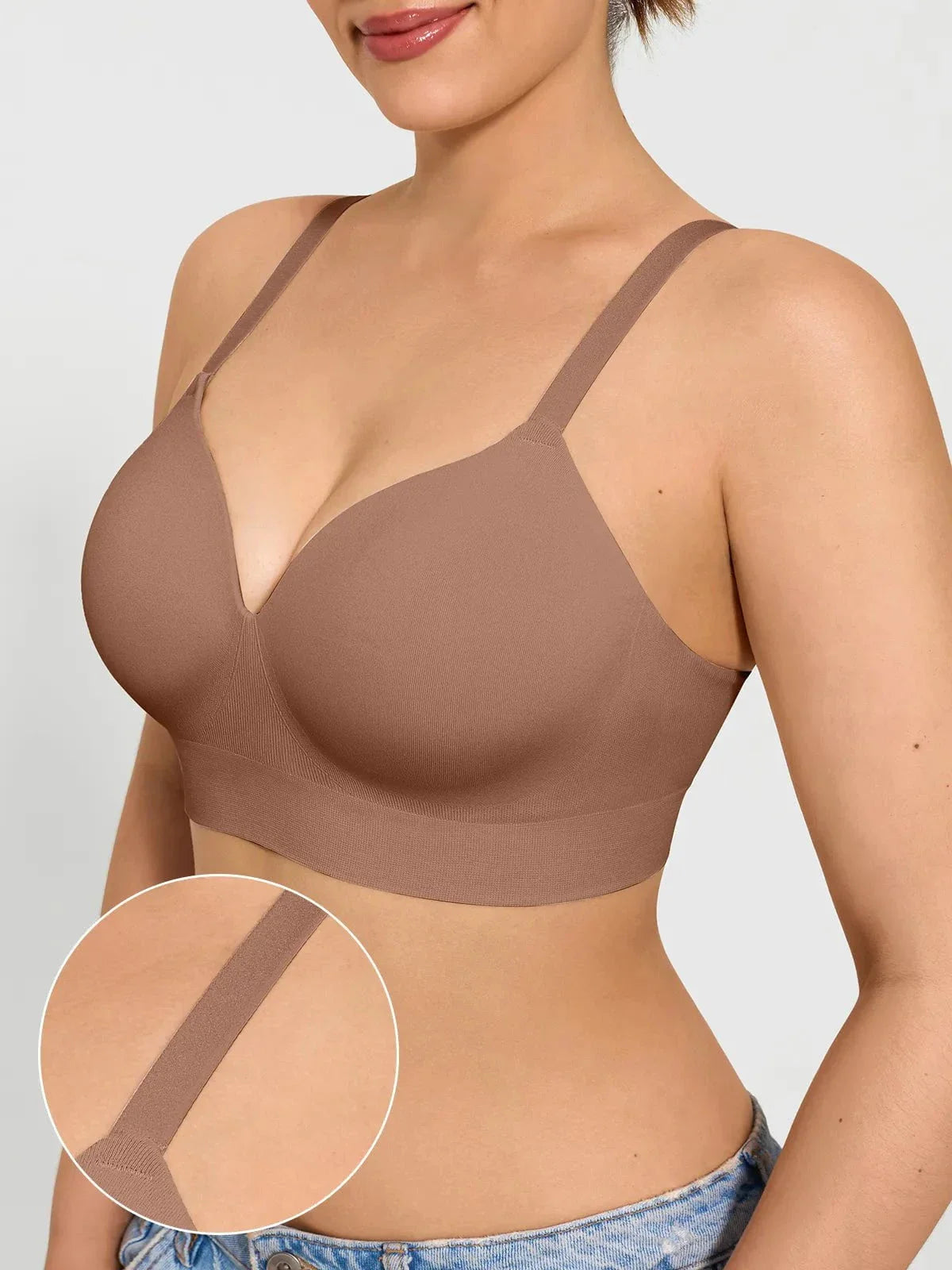 ContourLift Seamless Wireless Shaping Push Up Bra