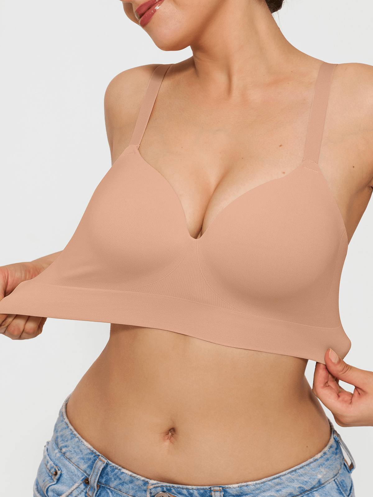 ContourLift Seamless Wireless Shaping Push Up Bra