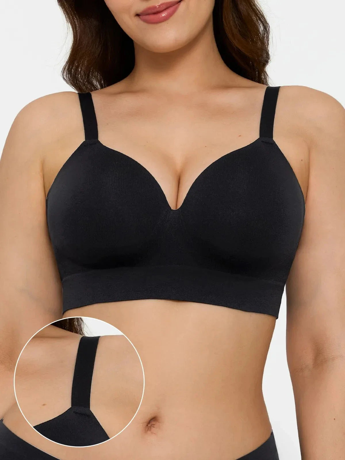 ContourLift Seamless Wireless Shaping Push Up Bra