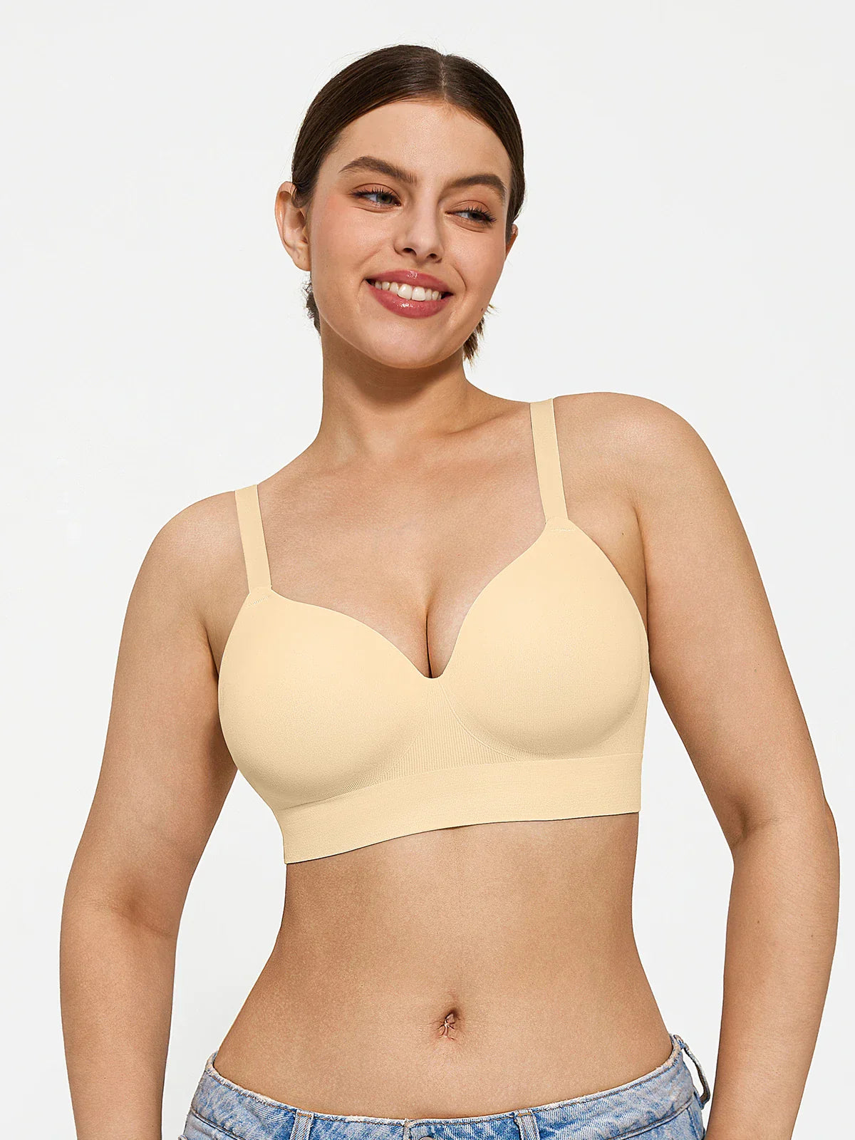 ContourLift Seamless Wireless Shaping Push Up Bra