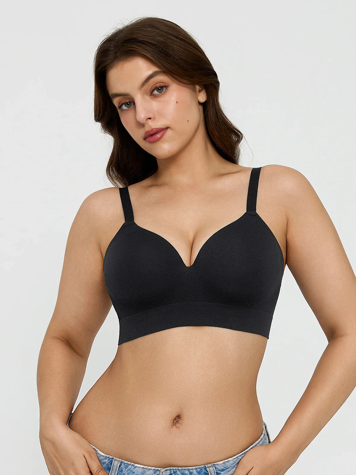 ContourLift Seamless Wireless Shaping Push Up Bra