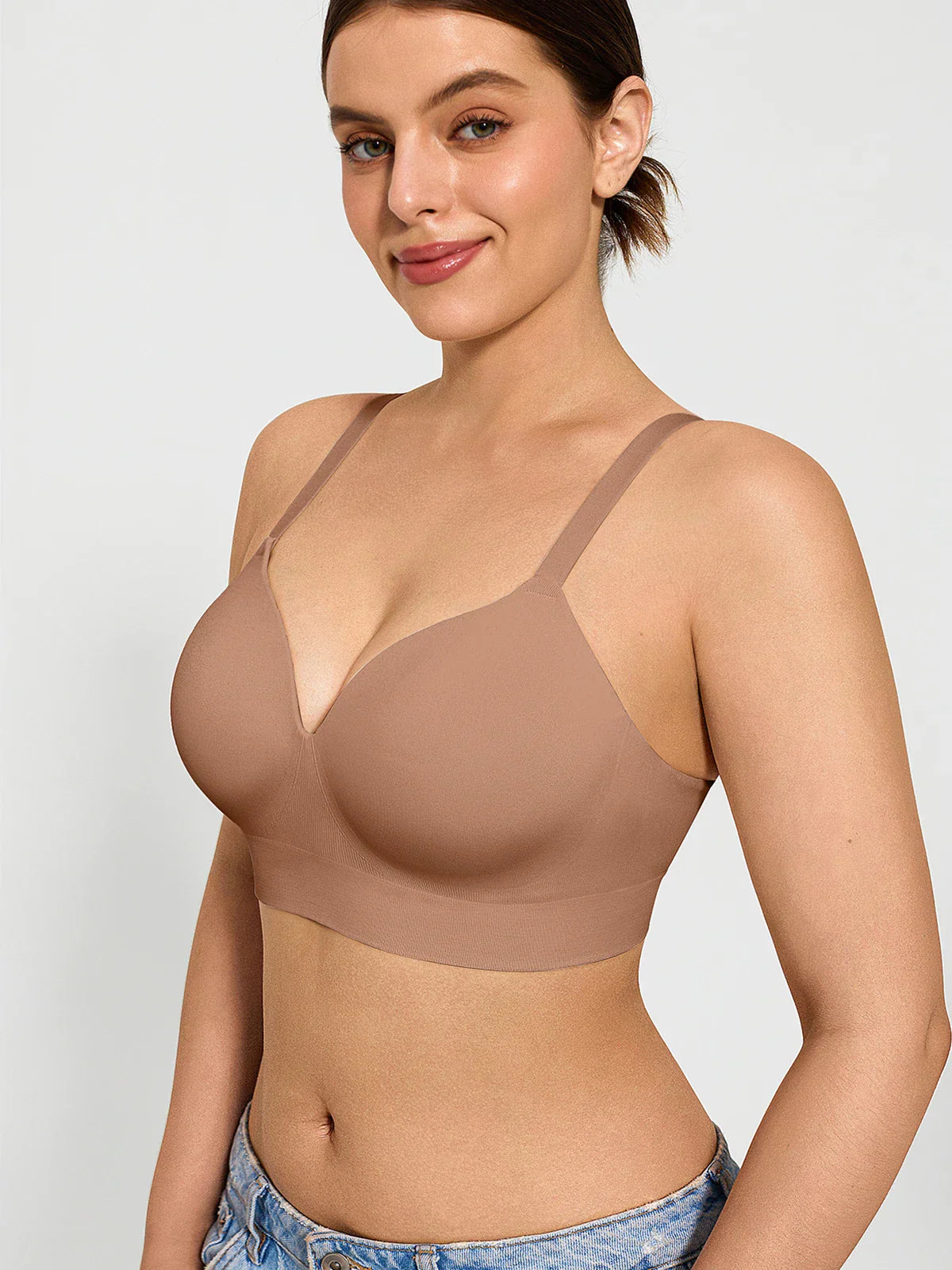 ContourLift Seamless Wireless Shaping Push Up Bra