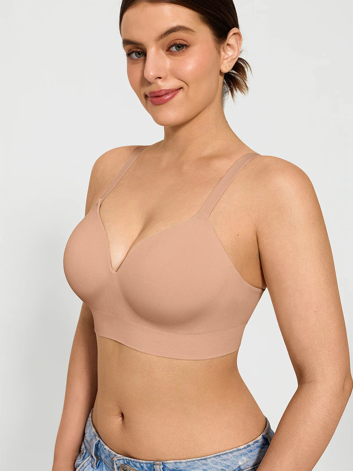 ContourLift Seamless Wireless Shaping Push Up Bra